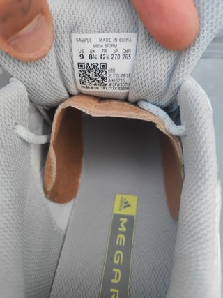 Adidas Megaride AG Plata Talla 42 2/3