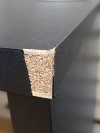 Mesa de escritorio negra