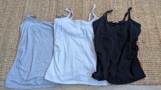 3 Camisetas Tirantes Premamá Talla M