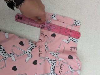 Camisa Anabel Lee rosa estampado perros