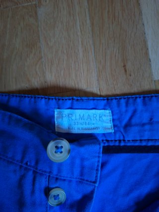 Pantalón corto azul