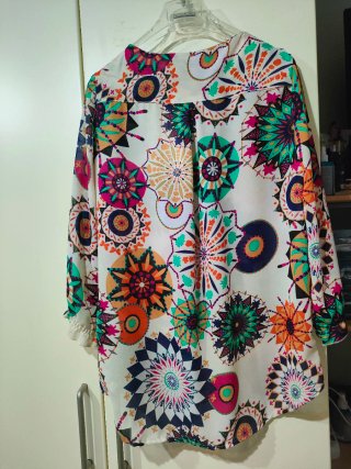 Camicia a fantasia donna