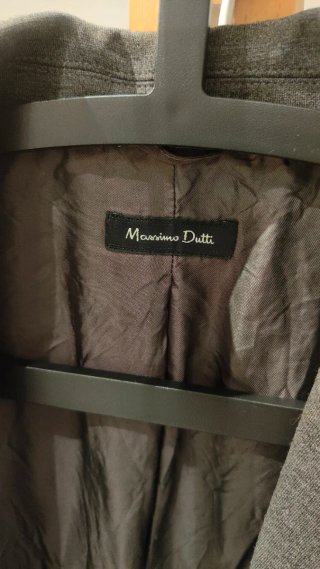 Blazer Massimo Dutti Gris
