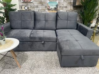 Sofá Cama Chaise Longue 215cm Gris