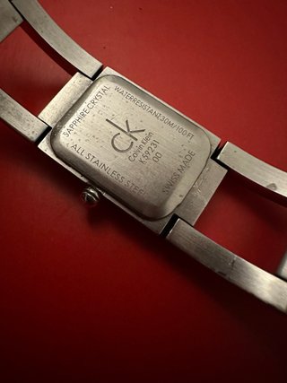 Orologio donna Calvin Klein tank acciaio