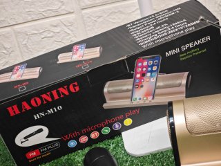 Altavoz HAONING HN-M10 Bluetooth Karaoke FM