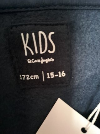 Sudadera 15-16 Años KIDS Azul Sin Estrenar