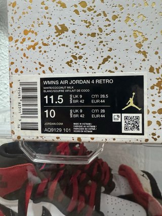 Jordan retro 4 wmns