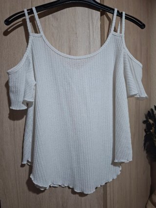Blusa blanca mujer