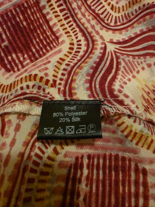 Vestido Luna Llena Largo Estampado Talla S