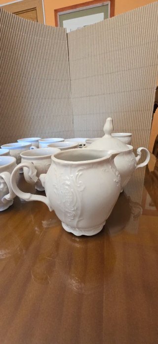 Juego café porcelana fina de bohemia bernadotte