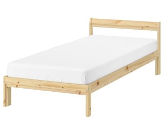 Estructura cama madera 90x200 + colchón