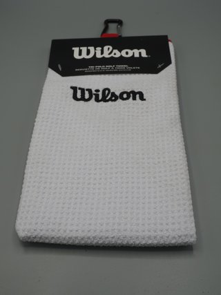 Toalla Golf Wilson Tri-Fold Blanca