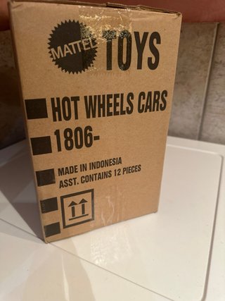Scatola 12 pezzi da Set 5 Macchinine Hot Wheels