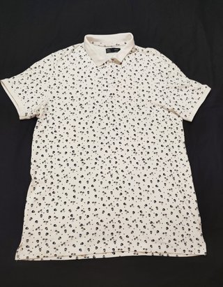 Polo Bershka Calaveras Slim – Talla / Size XL