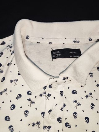 Polo Bershka Calaveras Slim – Talla / Size XL