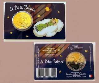Moneda conmemorativa 2€ Francia 2026 Le Petit Prin