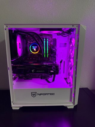 PC Gaming Nfortec Blanco con RGB