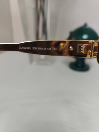 Occhiali da sole Celine donna oro e verdi
