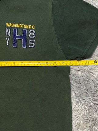 Polo Vintage Tommy Hilfiger Verde Talla L