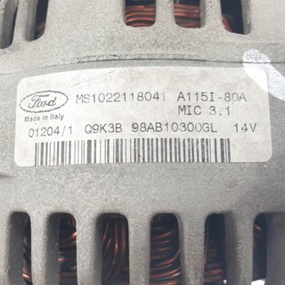 ALTERNADOR FORD FORD FOCUS BERLINA (CAK) 1998-2005
