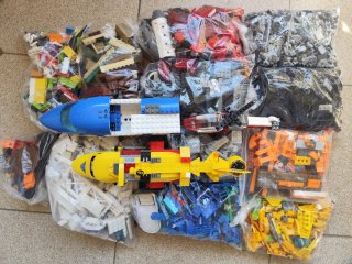 Gran lote de piezas Lego