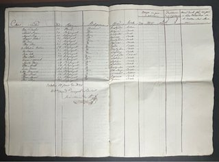 DOCUMENTO MILITAR ANTIGUO - 1831