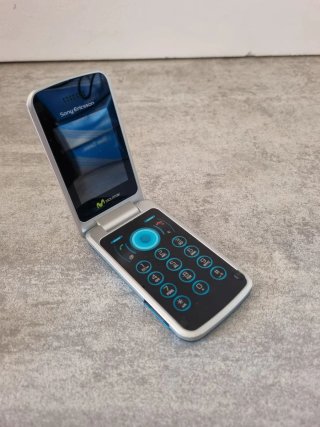 Caricabatterie e manuale per Sony Ericsson blu