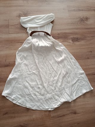 Vestido Zara blanco M