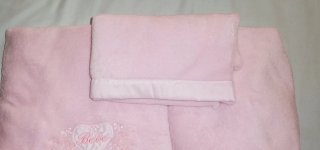 Juego sábanas invierno cuna rosa
