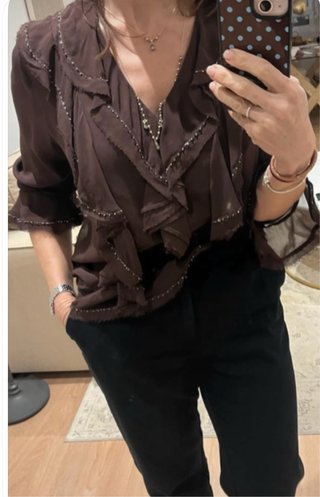 Blusa Zara Talla S, M
