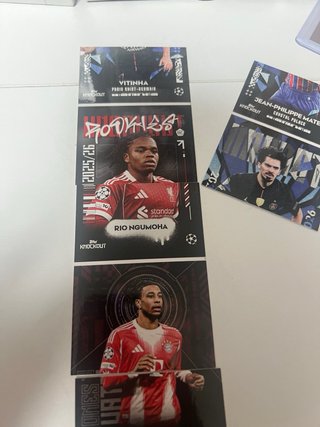 Topps Knockout Carte Calcio Error