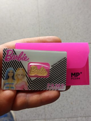 Moneda Oro Barbie 5g PAMP