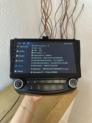 Pantalla radio de coche para Honda ACCORD 7