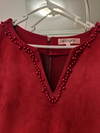 Vestido fiesta VANNY rojo talla M