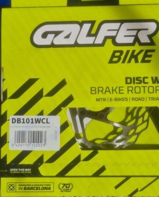Disco Freno Galfer Center-Lock Carretera 140 mm
