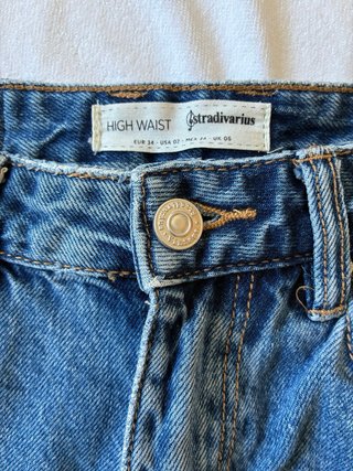 Shorts vaqueros Stradivarius cintura alta
