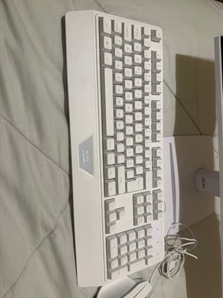 Monitor MSI + Tastiera e Mouse Bianchi