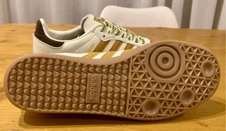 Zapatillas Adidas Samba Blancas y Marrones