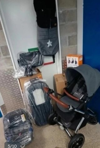 Carrito Bebé Jane Kawai 4 Piezas + Accesorios
