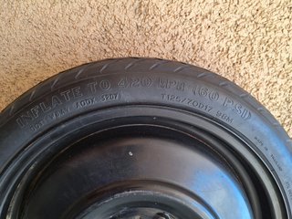Neumático de repuesto BFGoodrich T125/70D17 98M