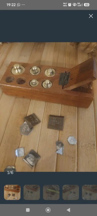 Balanza de precisión con pesas desmontable Sxix