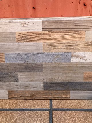 Suelo porcelánico efecto madera mixta - 66x41