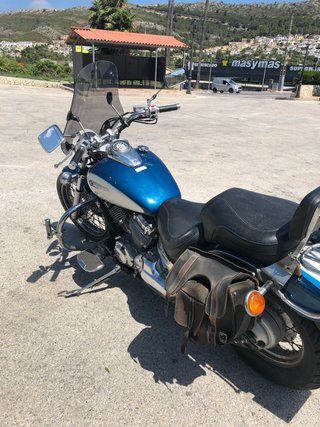 Yamaha XVS 650 Drag Star Azul/Plata
