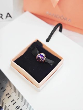 Charm Pandora color rosegold Flor con caja origina