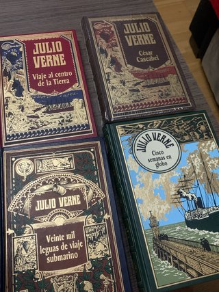 Cuatro libros julio verne