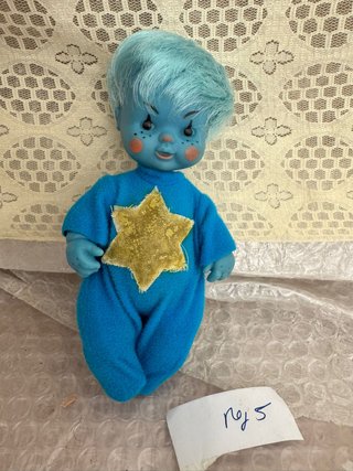 Muñeca Barriguitas Astro Famosa Estrella Azul
