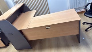 Mostrador de oficina madera