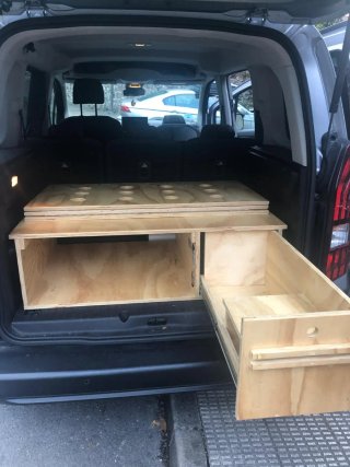 Mueble Camper Peugeot Rifter, Berlingo y similares