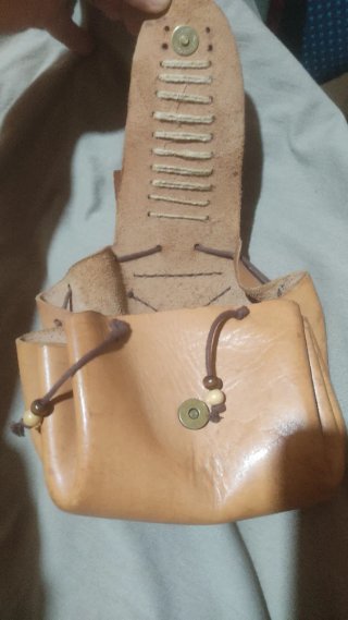 Arde Lucus Bolso Artesanal Cuero Marrón